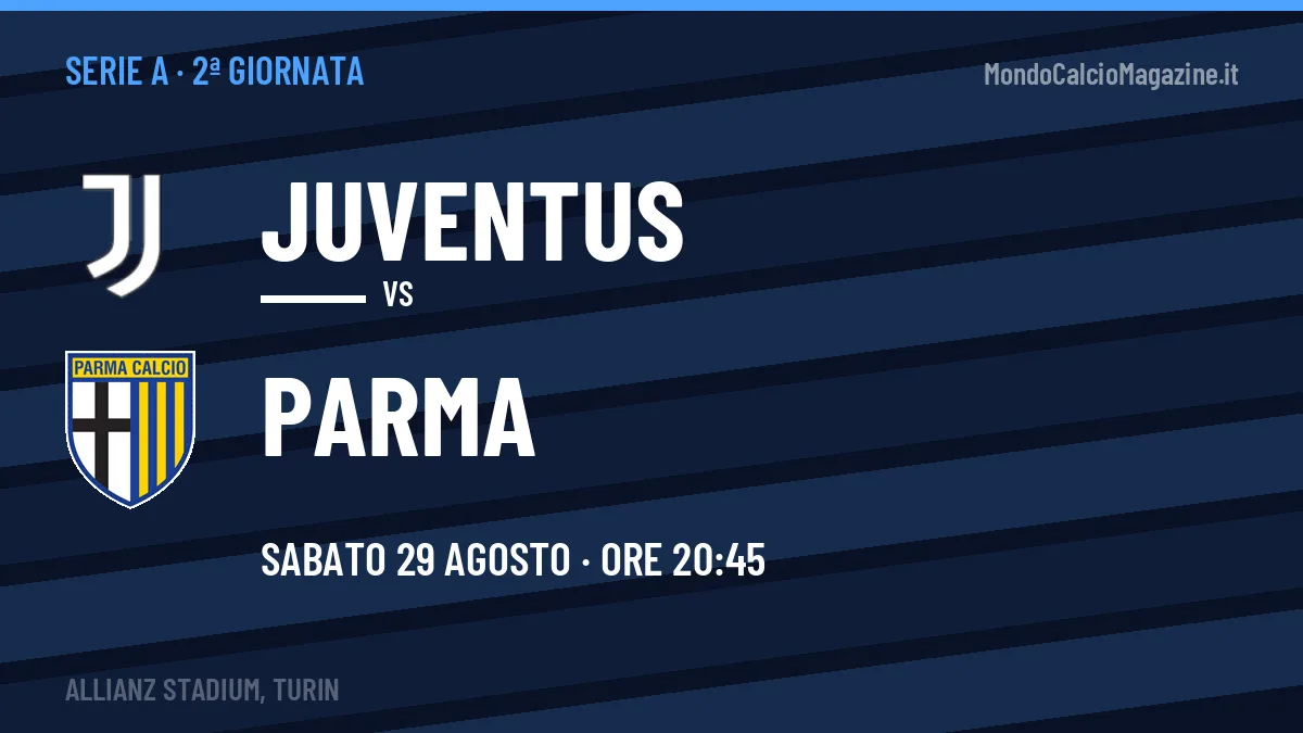 Probabili formazioni Juventus Parma: chi gioca, quote e pronostico