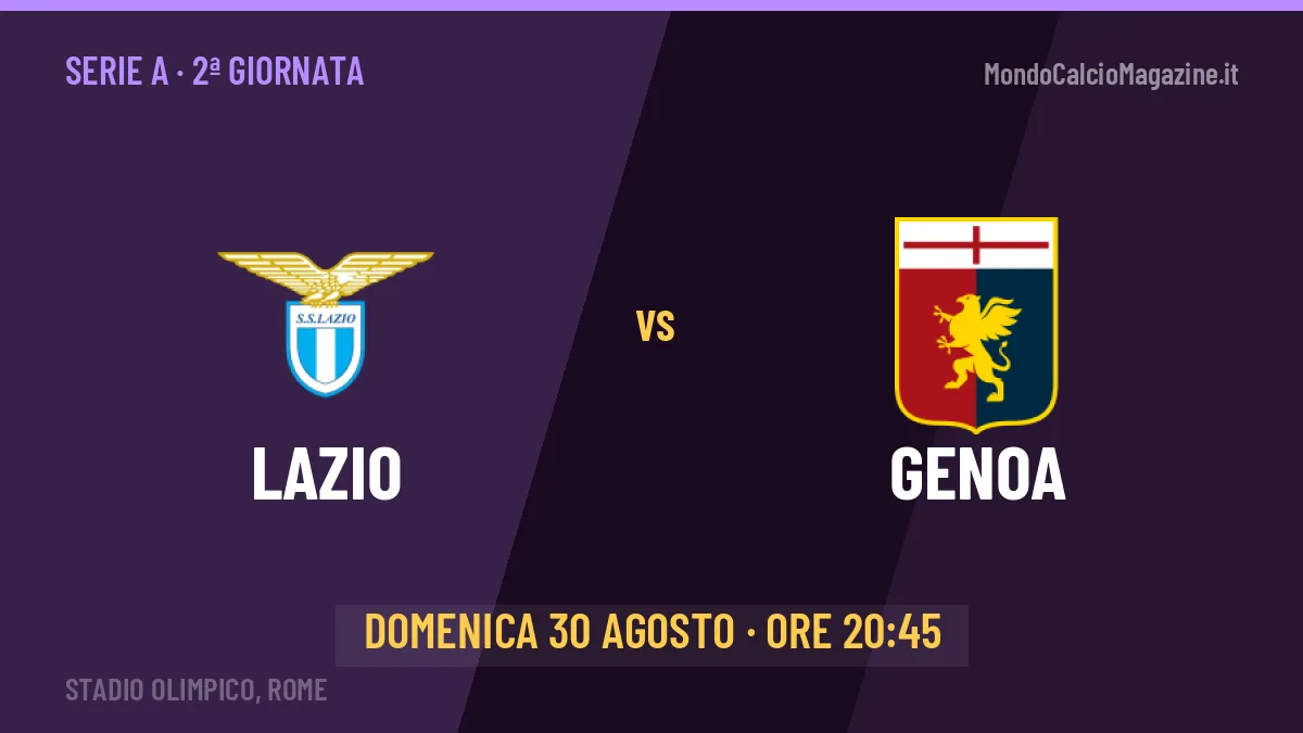Lazio-Genoa, Serie A: probabili formazioni, quote e dove vedere la partita in TV e streaming