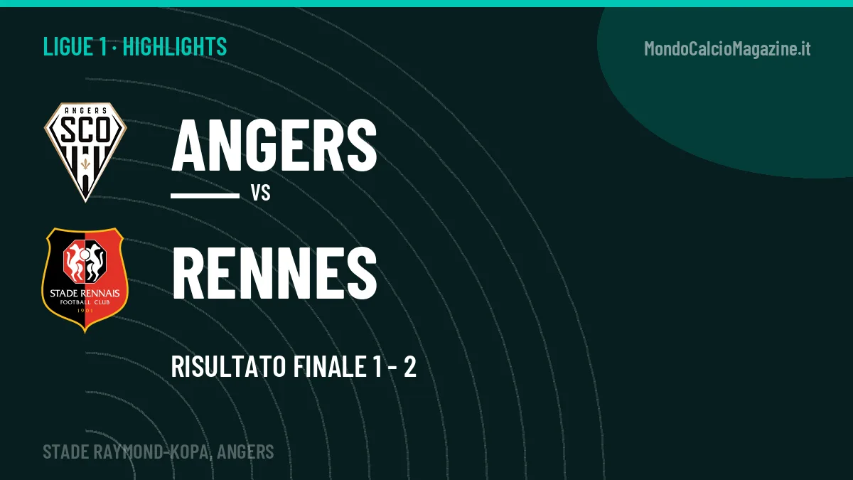 Highlights e gol Angers-Rennes: la sintesi della 3ª giornata