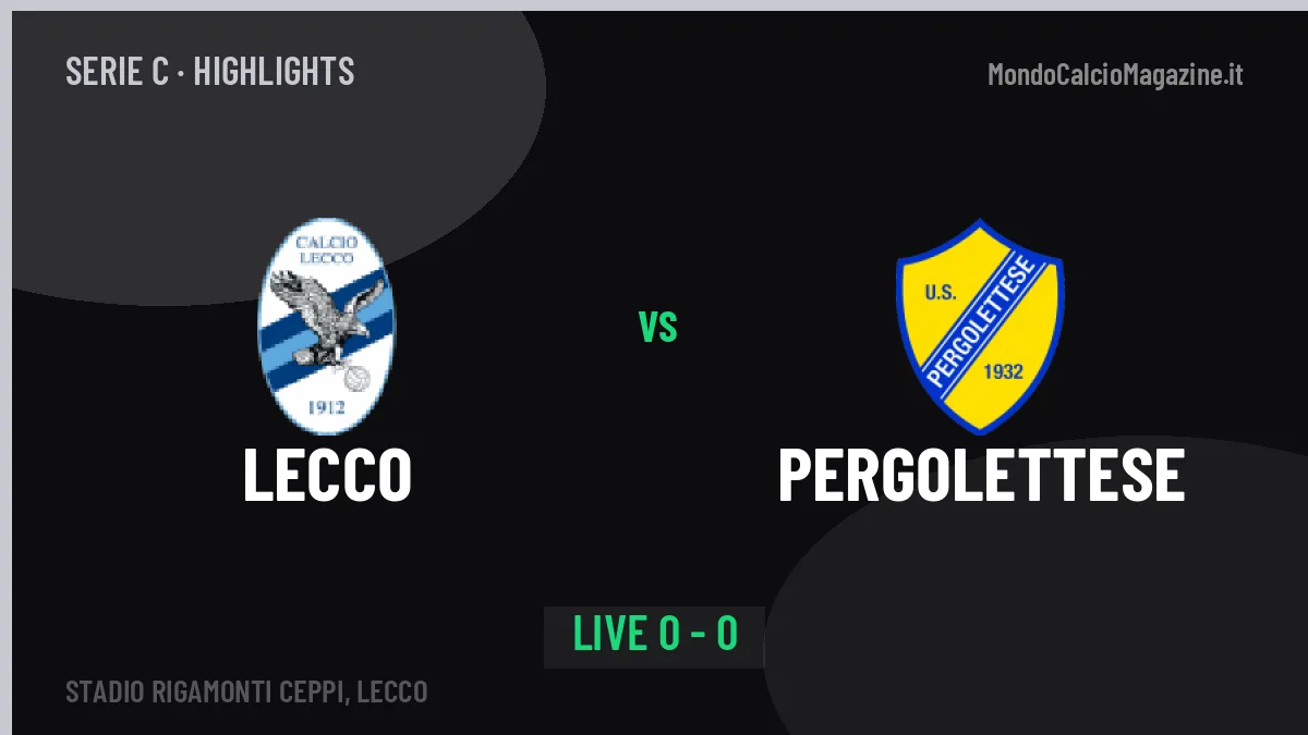 Lecco-Pergolettese, sintesi e gol: gli highlights di Serie C