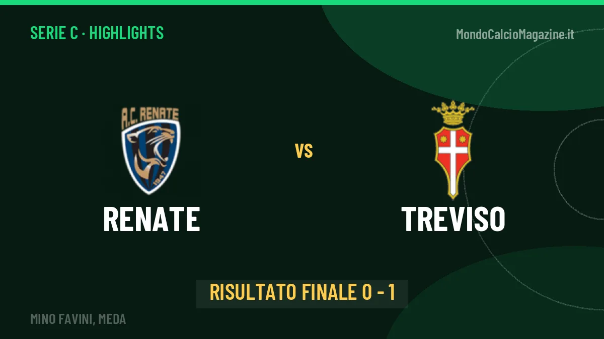 Renate-Treviso 0-1: highlights, video, azioni e gol del match