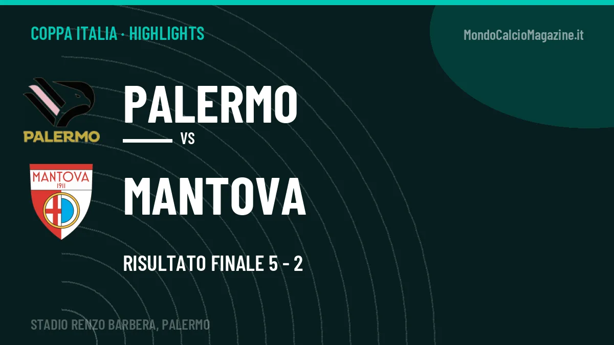 Rivedi Palermo-Mantova: highlights, gol e momenti chiave della partita