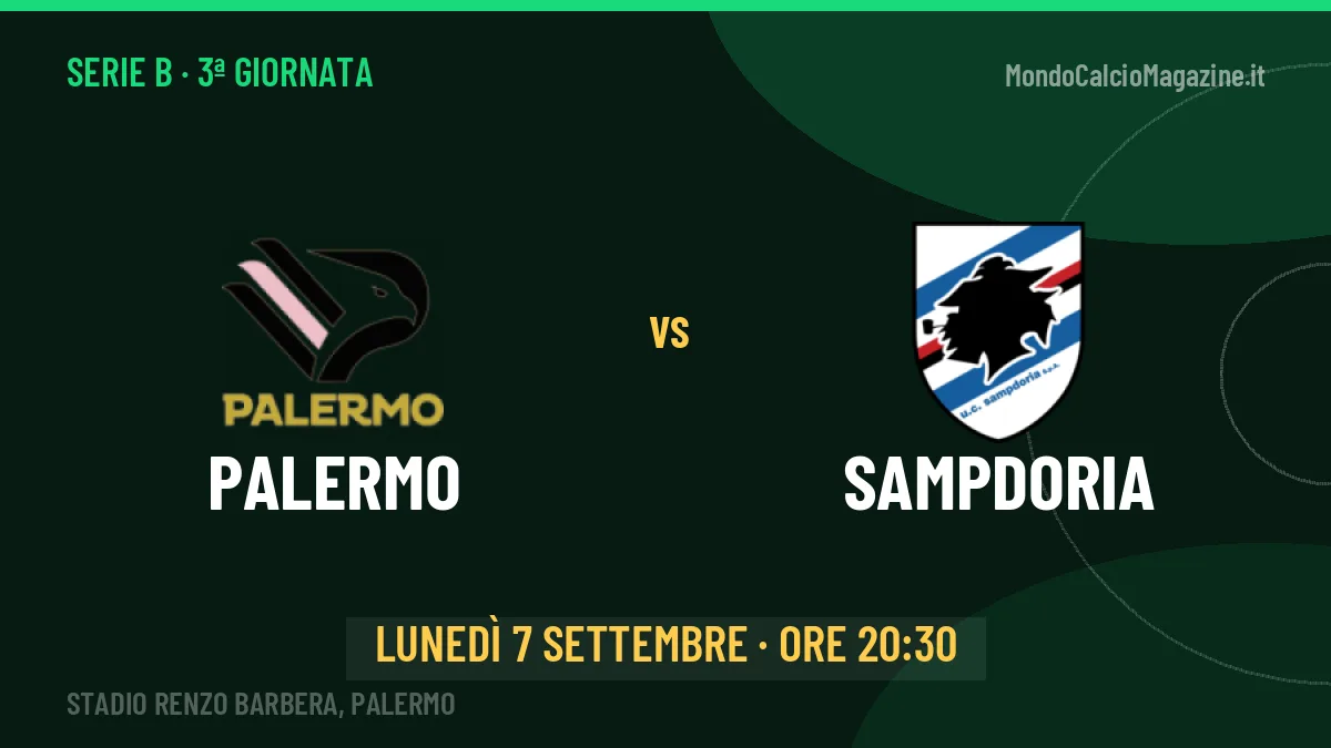 Quote Palermo Sampdoria e pronostico: cosa dicono i bookmaker e dove vederla