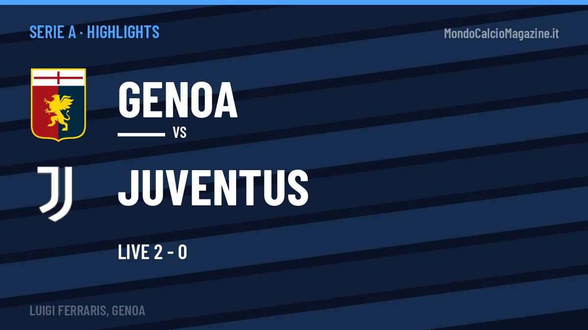 Highlights Serie A: Genoa-Juventus in video