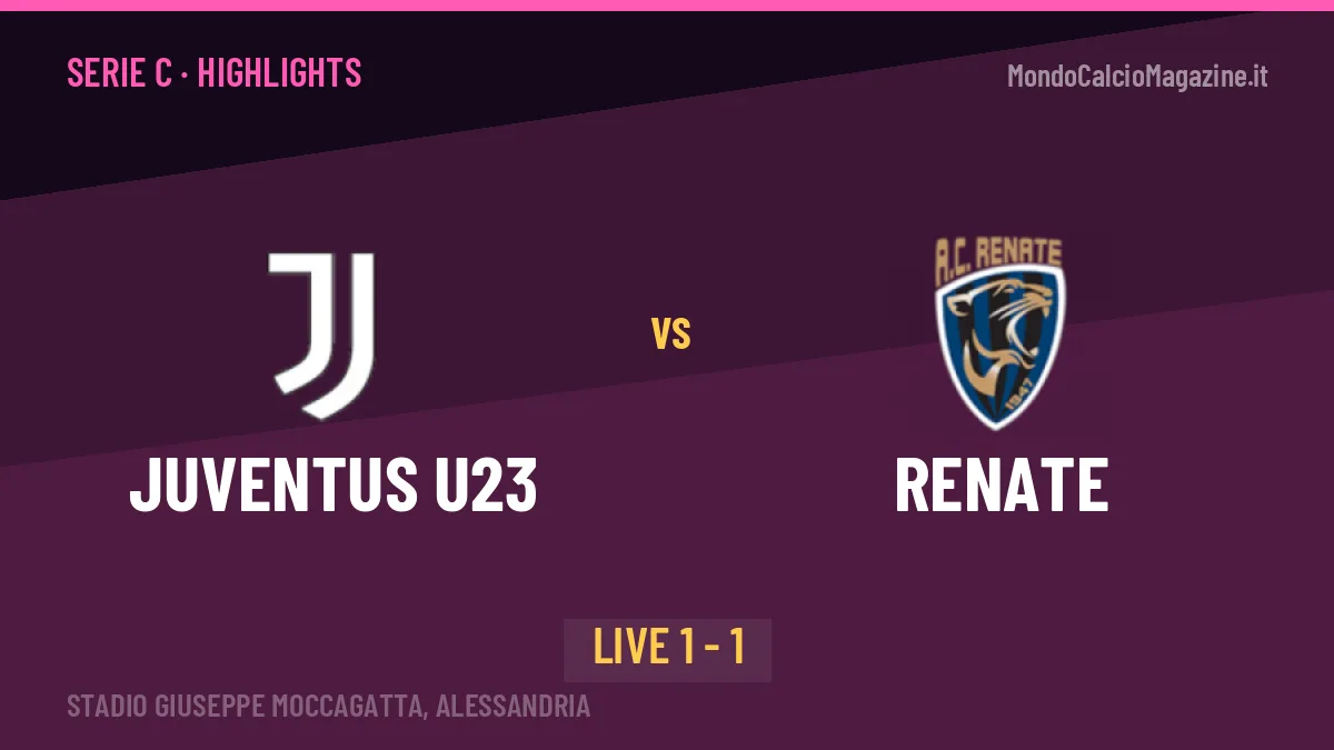Juventus U23-Renate: il video degli highlights e il tabellino
