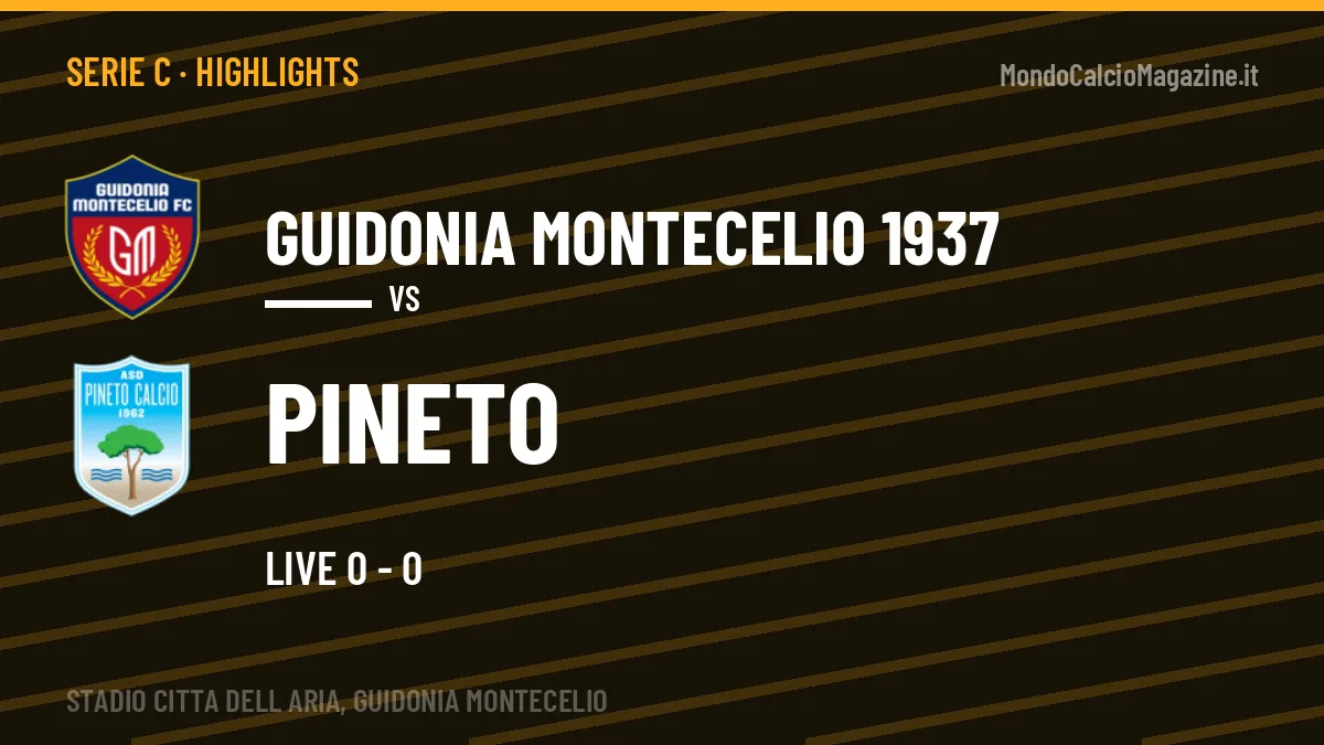 Highlights Guidonia Montecelio 1937-Pineto: gol e sintesi della partita