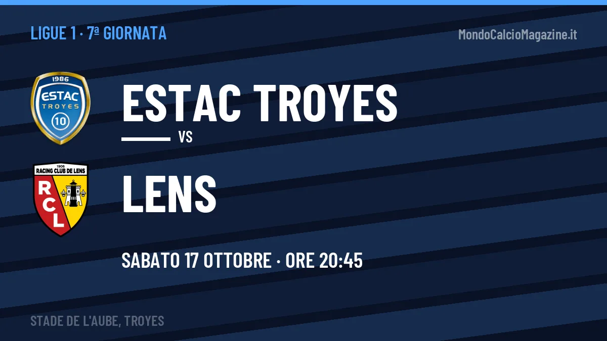 Estac Troyes-Lens in TV: a che ora si gioca, dove vederla e probabili formazioni